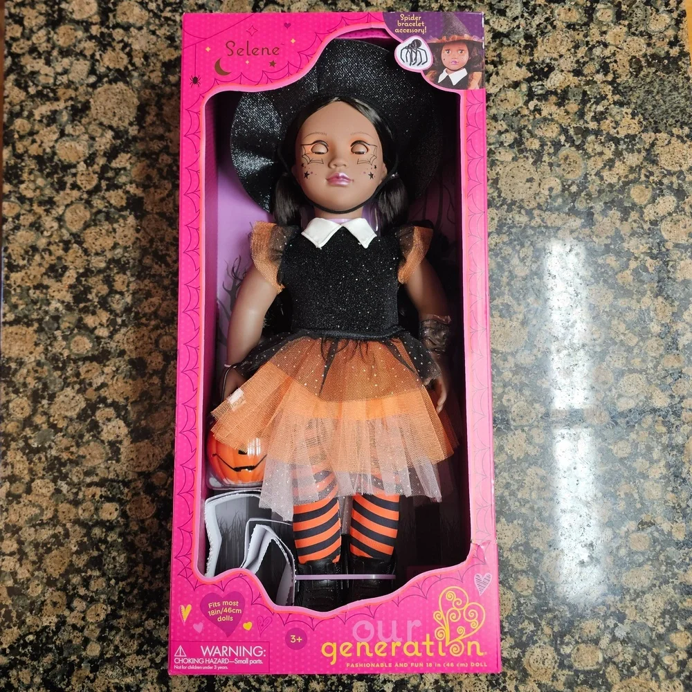 New Our Generation Selene Halloween Collectible Doll 18